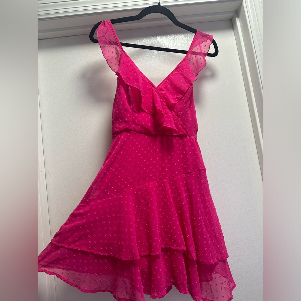 Japna hot pink romper dress